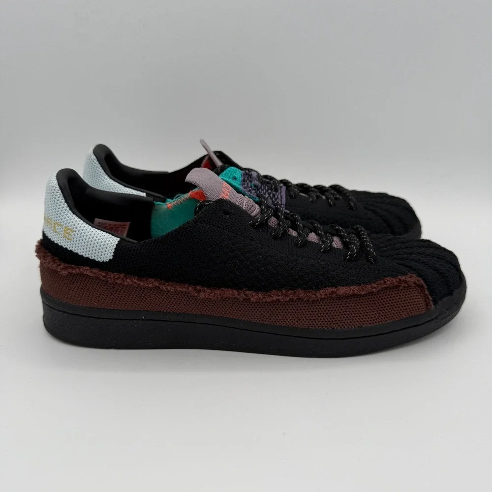 Adidas‎ Pharrell Williams Humanrace Superstar Black Knit Sneakers